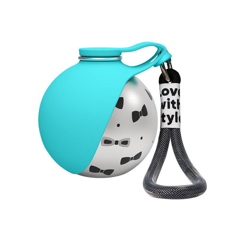 Portable Dog Water Bottle with Built-In Bowl | Leak-Proof Travel Bottle