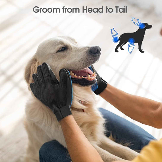 Clovertail™ Pet Grooming Gloves