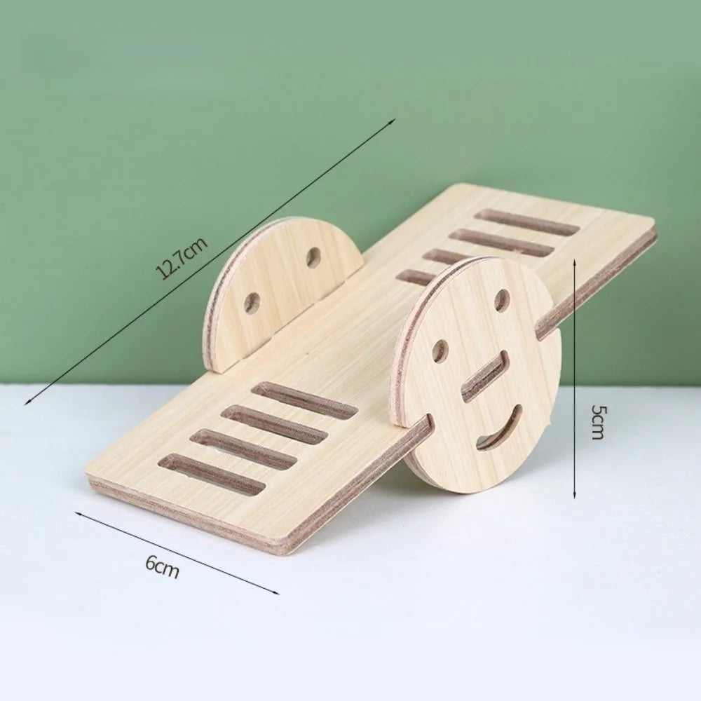 Wooden Hamster Villa: The Perfect Cozy Retreat and Climbing Playground for Your Pet