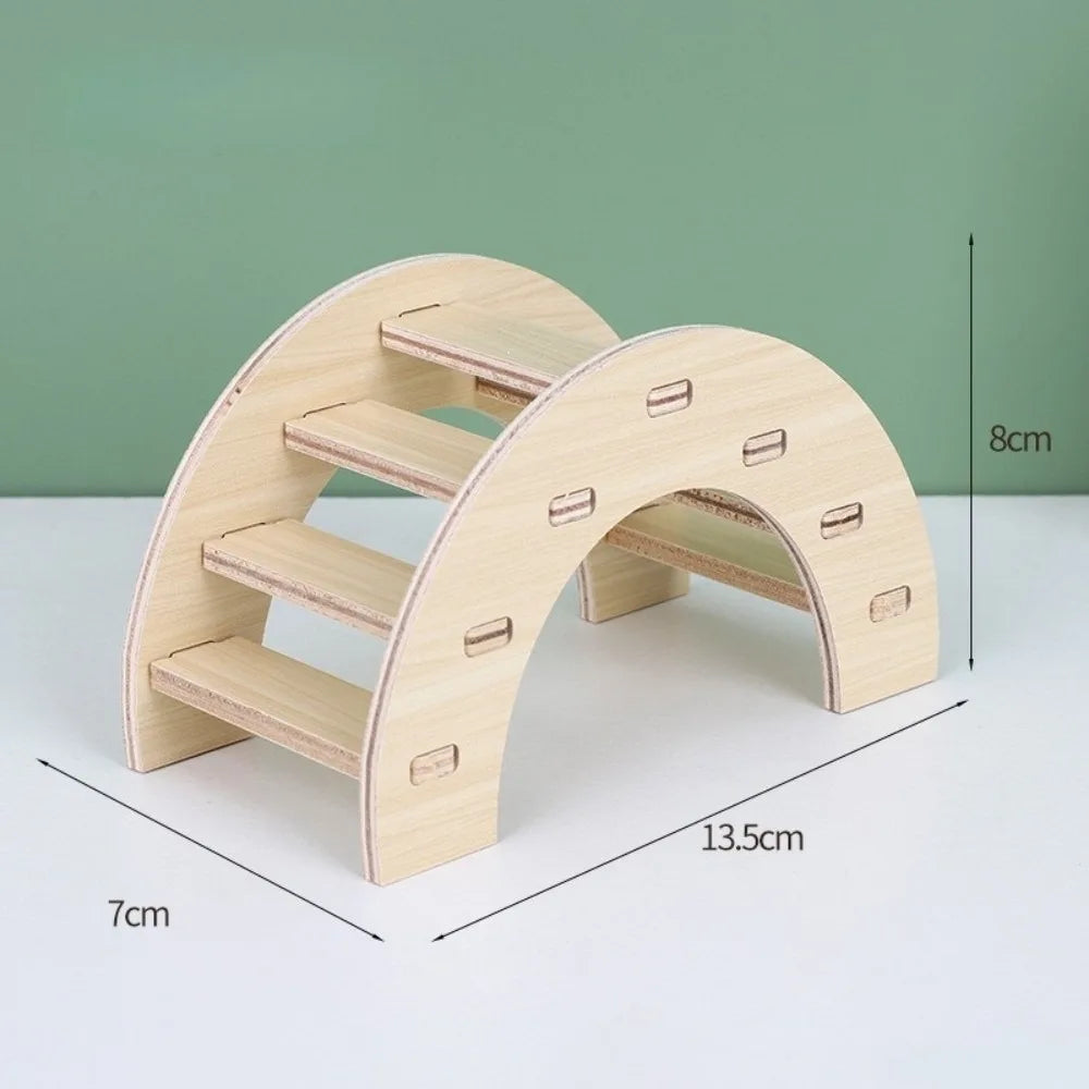 Wooden Hamster Villa: The Perfect Cozy Retreat and Climbing Playground for Your Pet
