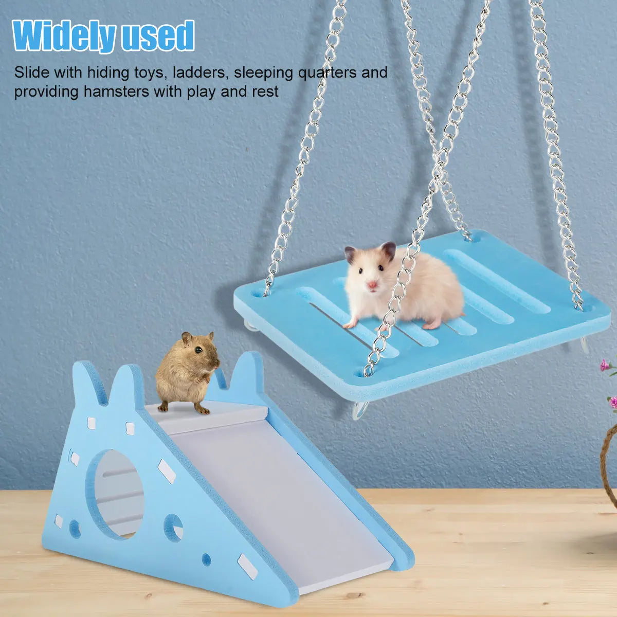 Hamster Play Toy Set - Fun & Engaging DIY Accessories for Happy Pets!