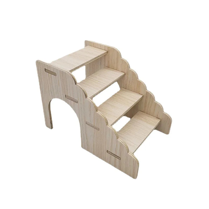 Hamster Wooden Villa Nest - A Cozy Retreat for Your Furry Friends