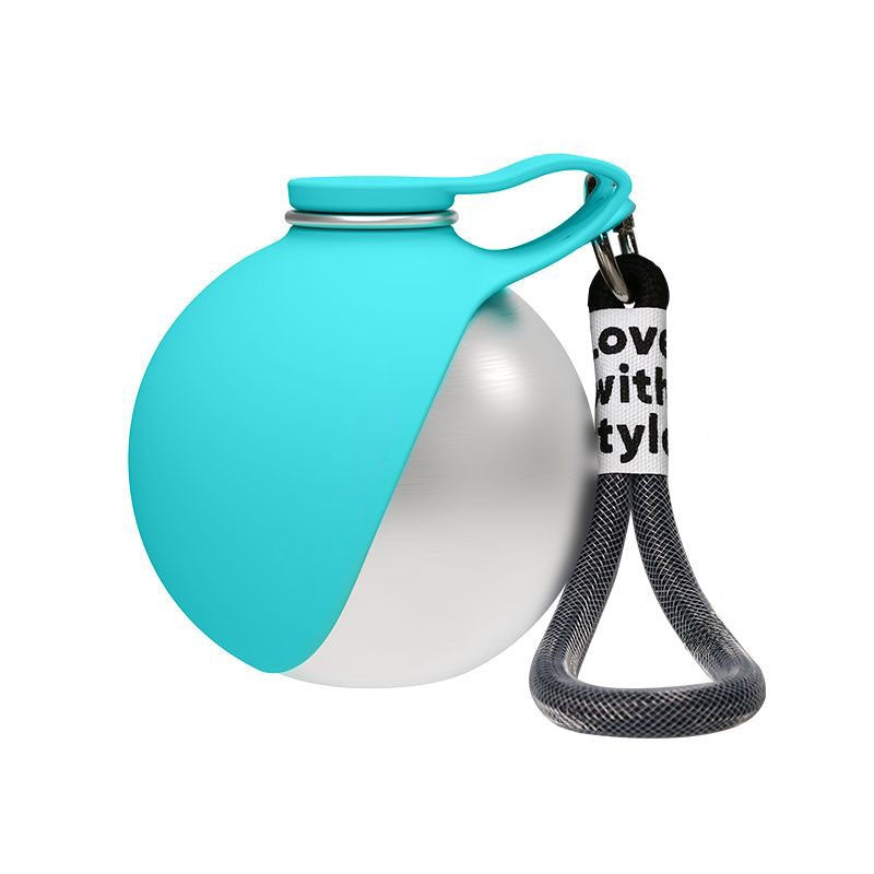 Portable Dog Water Bottle with Built-In Bowl | Leak-Proof Travel Bottle