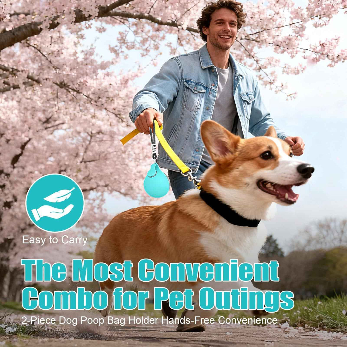 Portable Dog Water Bottle with Built-In Bowl | Leak-Proof Travel Bottle