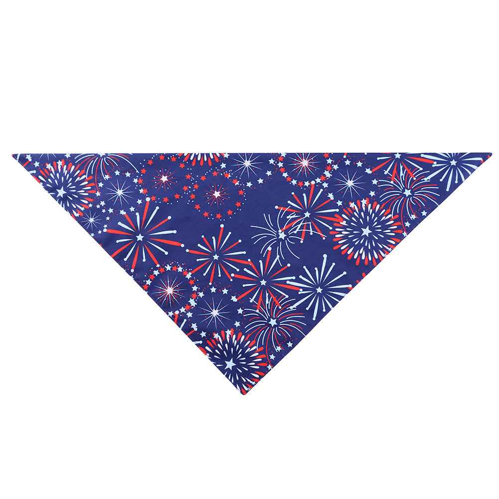 Pet Drool Scarf American Flag - Stylish & Functional Accessory for Your Furry Friend - Johns Pet Store