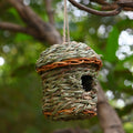 Creative Hand-Woven Straw Bird Cage - Unique Straw Birds Nest Handicraft - Johns Pet Store