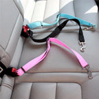 Adjustable Pet Car Seat Belt for Dogs and Cats - Safe Vehicle Harness Lead Clip and Traction Collar Accessory - Johns Pet Store