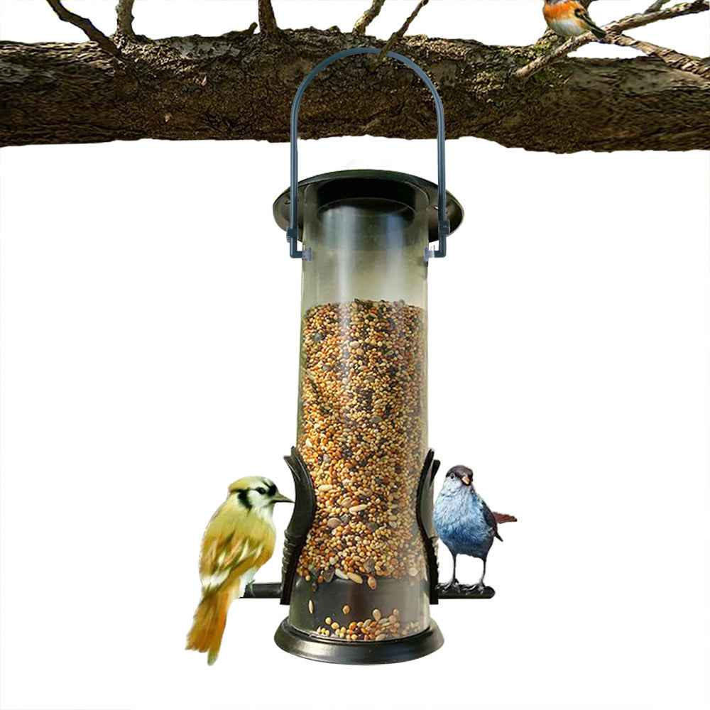 Pet Bird Feeder Hanging Garden Plastic Food Dispenser Outdoor Tree Decoration - Johns Pet Store