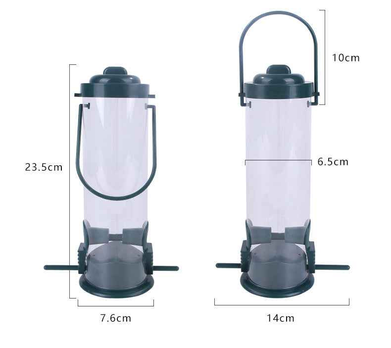 Pet Bird Feeder Hanging Garden Plastic Food Dispenser Outdoor Tree Decoration - Johns Pet Store