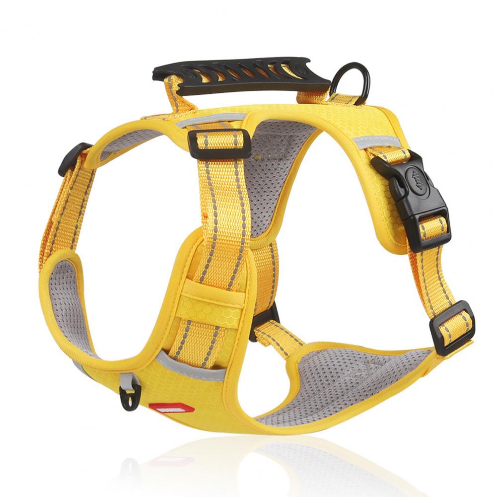 Nylon Dog Harness No Pull Breathable Reflective Vest for Small and Large Dogs - Ideal for Outdoor Running and Training - Johns Pet Store