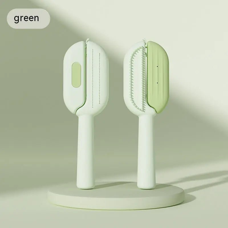 3 In 1 Self Cleaning Massage Combs For Cats - Wetting, Detangling And Hydration Grooming Tool - Johns Pet Store