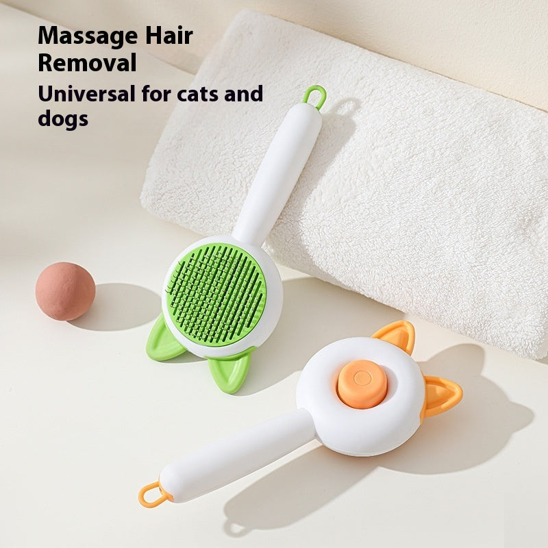 Self Cleaning Pet Brush for Dogs and Cats - Dematting Comb and Grooming Tool for Pets - Johns Pet Store