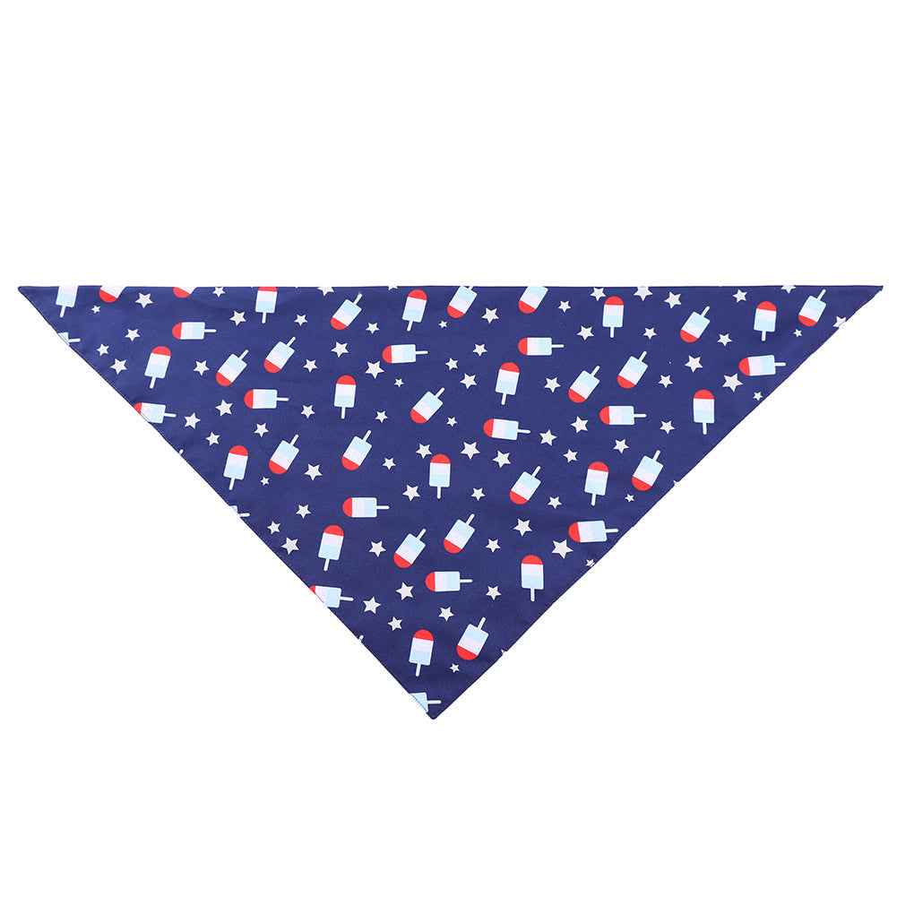 Pet Drool Scarf American Flag - Stylish & Functional Accessory for Your Furry Friend - Johns Pet Store