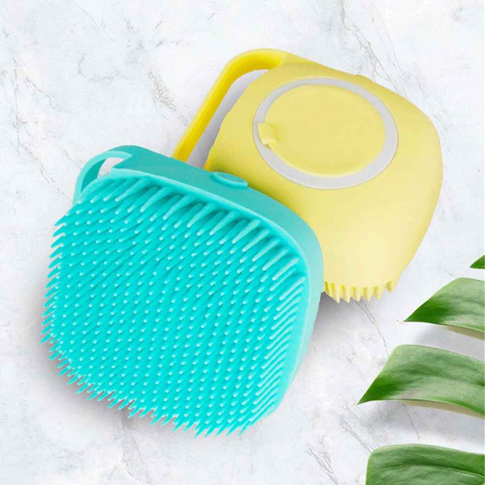 Pet Grooming Brush - Soft Silicone Comb for Dogs and Cats, Spa Massage Brush for Hair Removal and Shampoo - Johns Pet Store