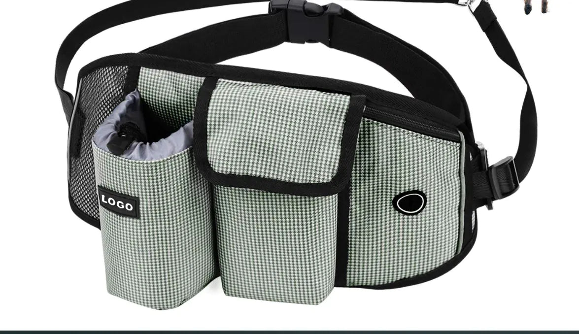 Hands-Free Dog Training Leash with Waist Bag Storage