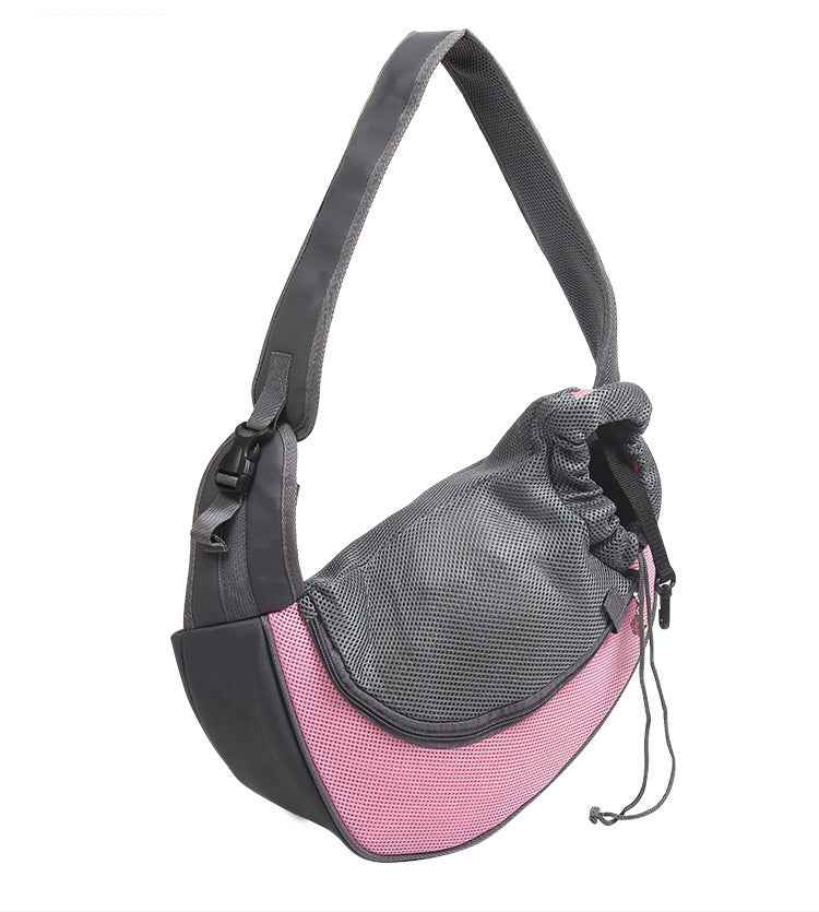 Outdoor Pet Carrier Bag - 1pc Travel Mesh Oxford Pet Puppy Handbag Pouch Sling Comfort Tote Shoulder Bag - Johns Pet Store