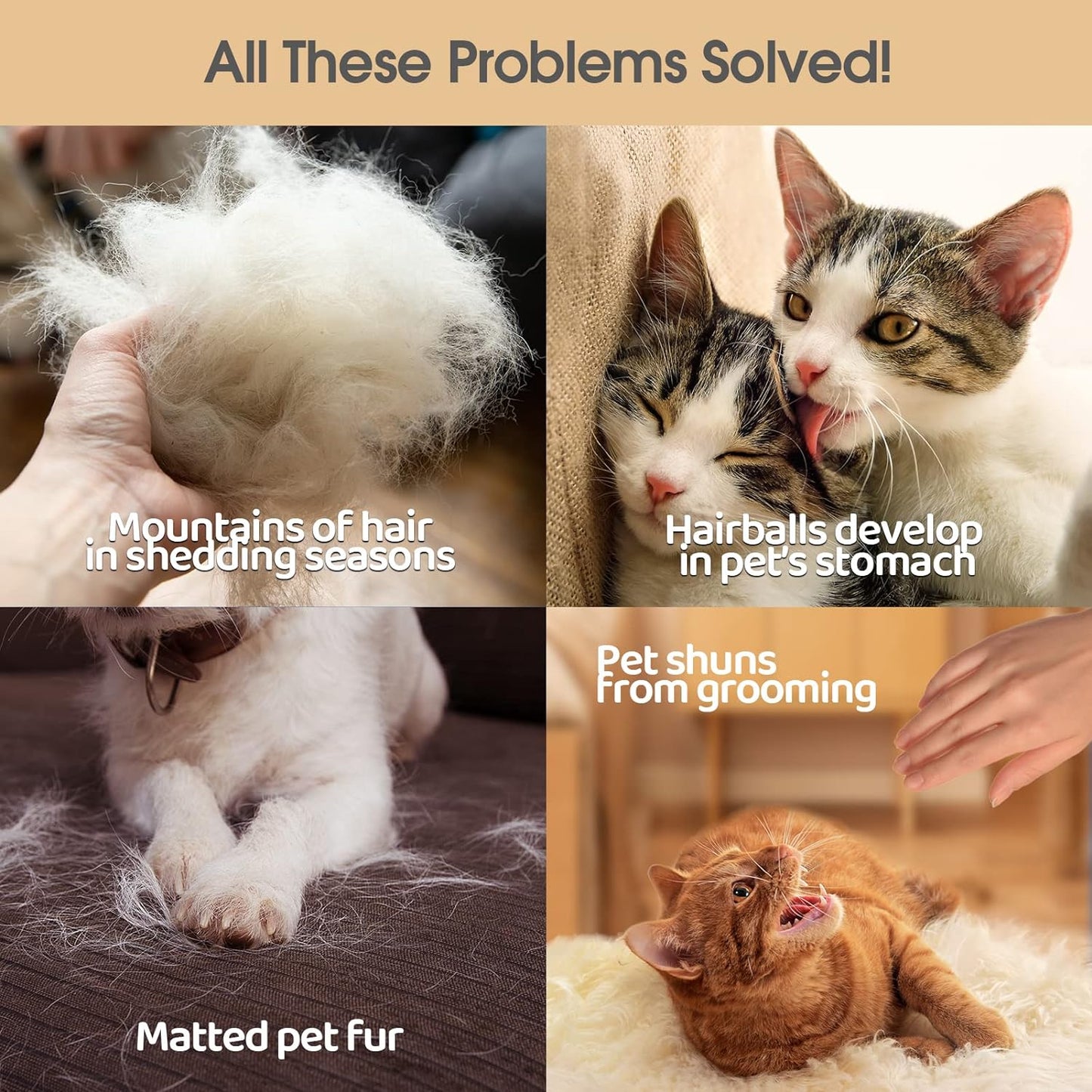Clovertail™ Pet Grooming Gloves