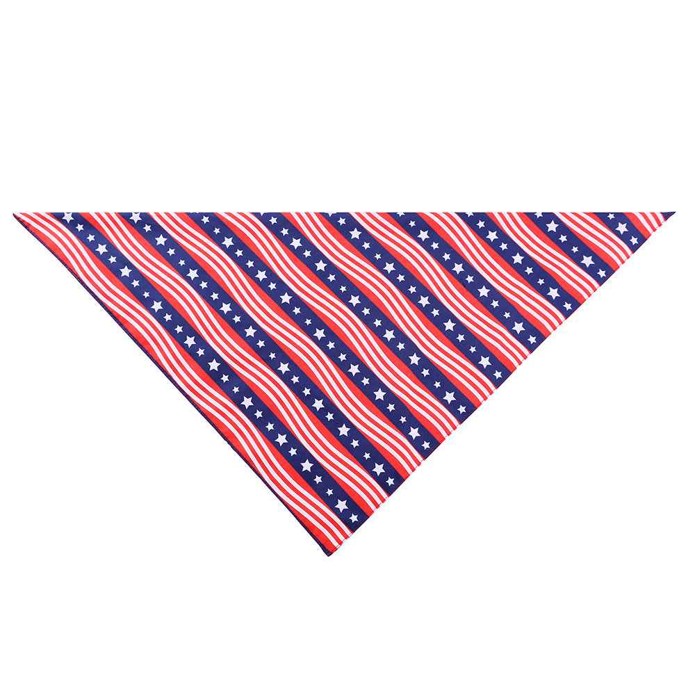Pet Drool Scarf American Flag - Stylish & Functional Accessory for Your Furry Friend - Johns Pet Store