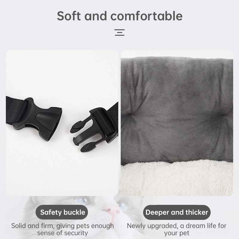 Foldable Pet Car Seat Hammock for Safe Pet Travel - Ideal Carrier for Dogs and Cats - Johns Pet Store