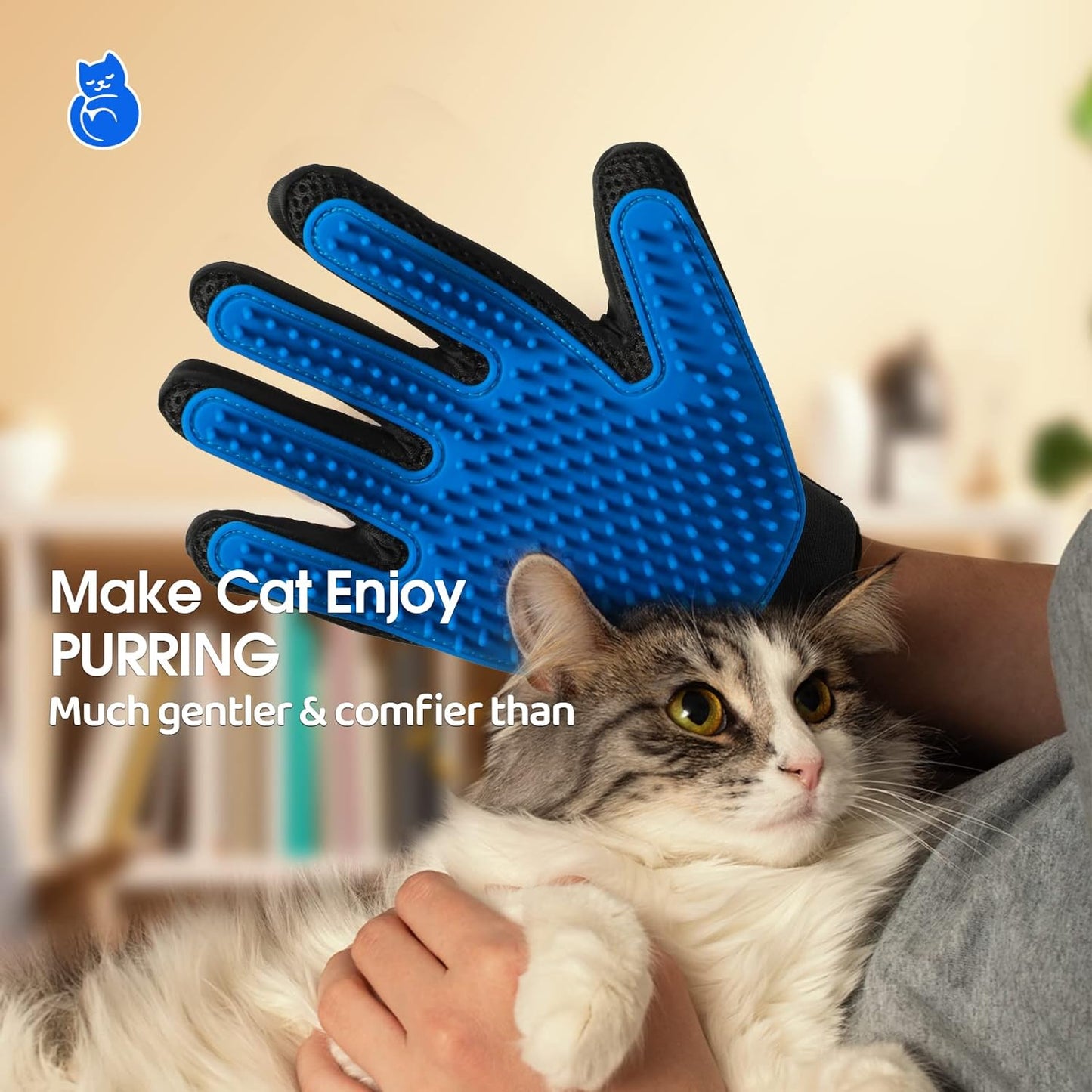 Clovertail™ Pet Grooming Gloves