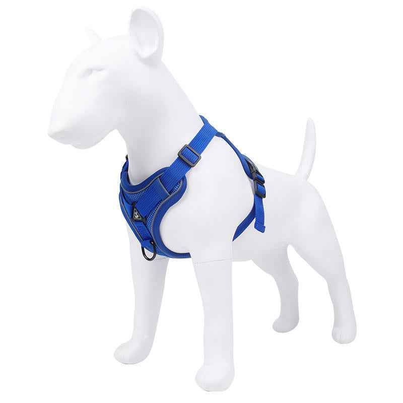 Reflective Dog Harness - Comfortable Breathable Vest-Style Leash for Pets - Johns Pet Store