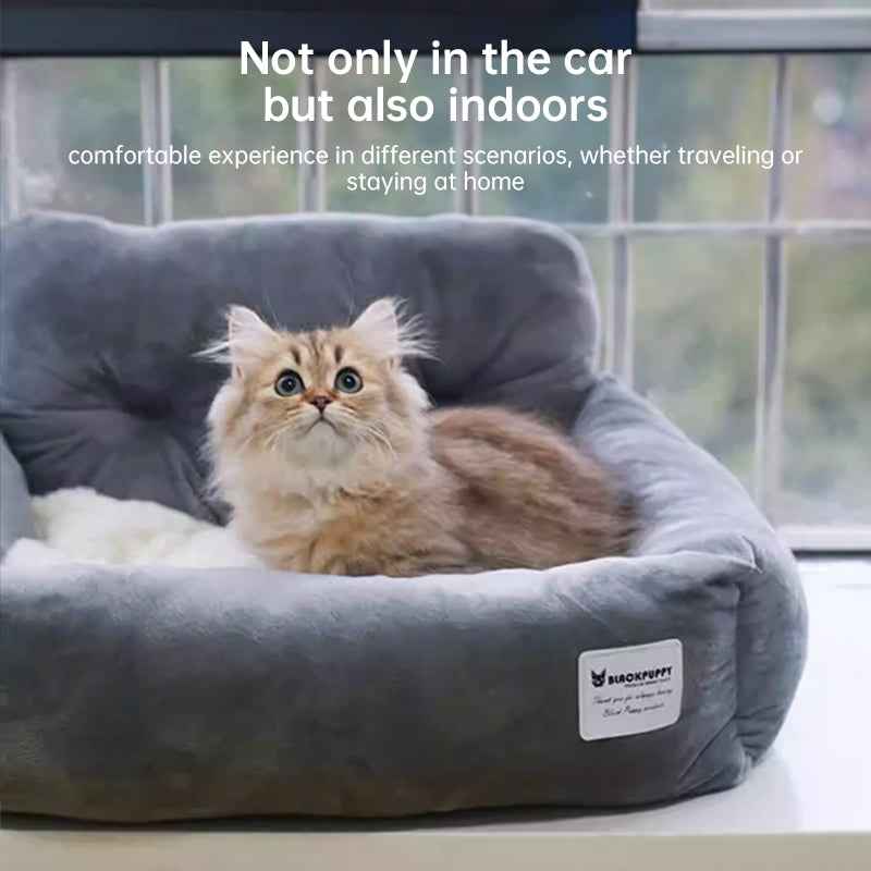 Foldable Pet Car Seat Hammock for Safe Pet Travel - Ideal Carrier for Dogs and Cats - Johns Pet Store