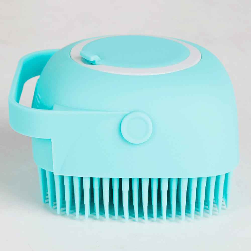Pet Grooming Brush - Soft Silicone Comb for Dogs and Cats, Spa Massage Brush for Hair Removal and Shampoo - Johns Pet Store