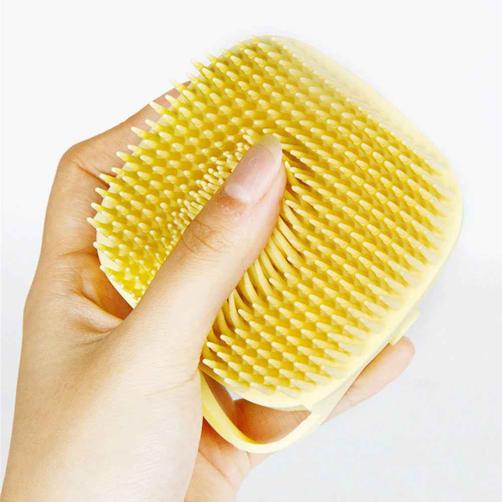 Pet Grooming Brush - Soft Silicone Comb for Dogs and Cats, Spa Massage Brush for Hair Removal and Shampoo - Johns Pet Store