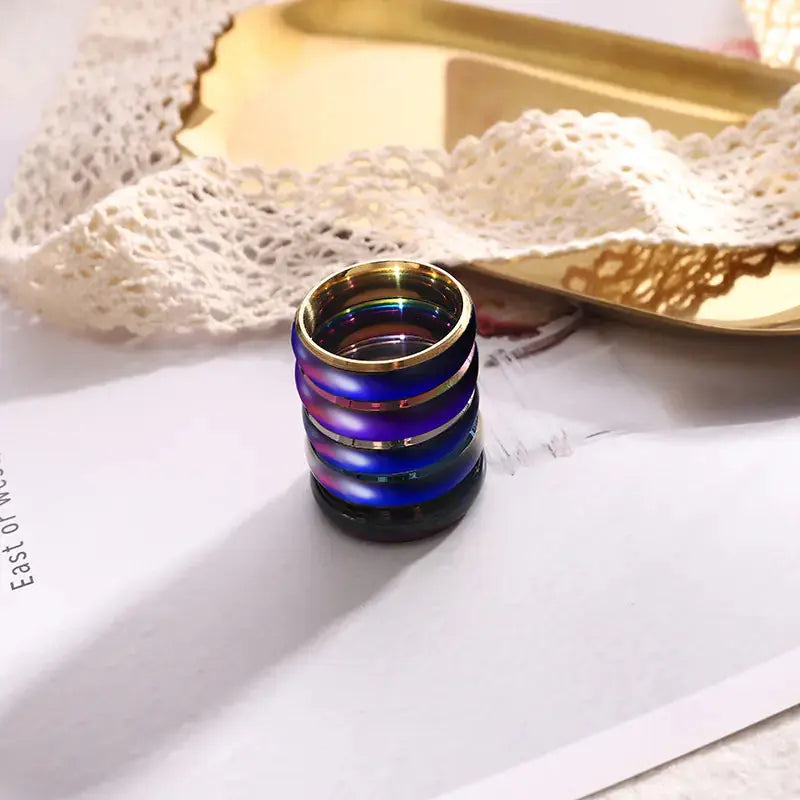 Color Changing Temperature-Sensitive Ring
