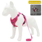 Reflective Dog Harness - Comfortable Breathable Vest-Style Leash for Pets - Johns Pet Store