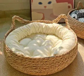 Handmade Pet House comfort basket
