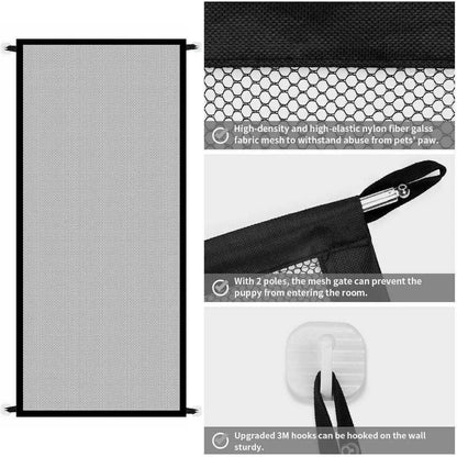 Pets Baby Safety Gate Mesh Doors