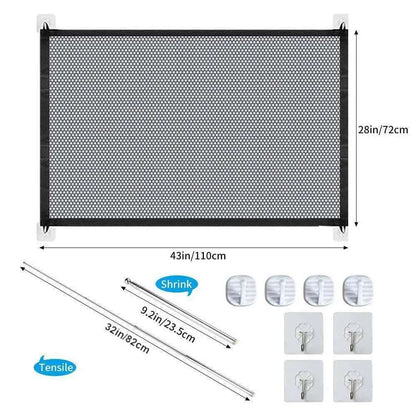 Pets Baby Safety Gate Mesh Doors