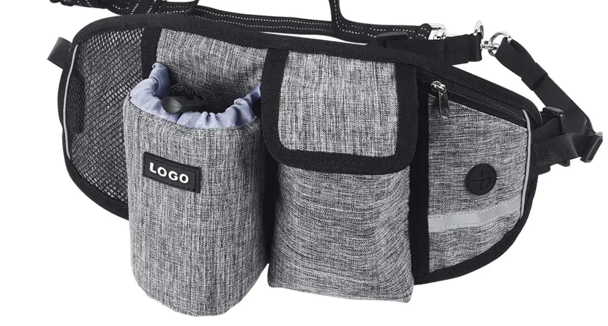 Hands-Free Dog Training Leash with Waist Bag Storage