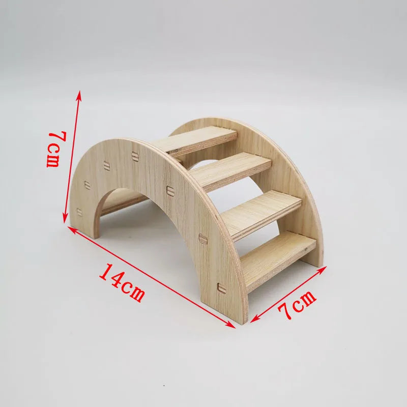 Hamster Wooden Villa Nest - A Cozy Retreat for Your Furry Friends