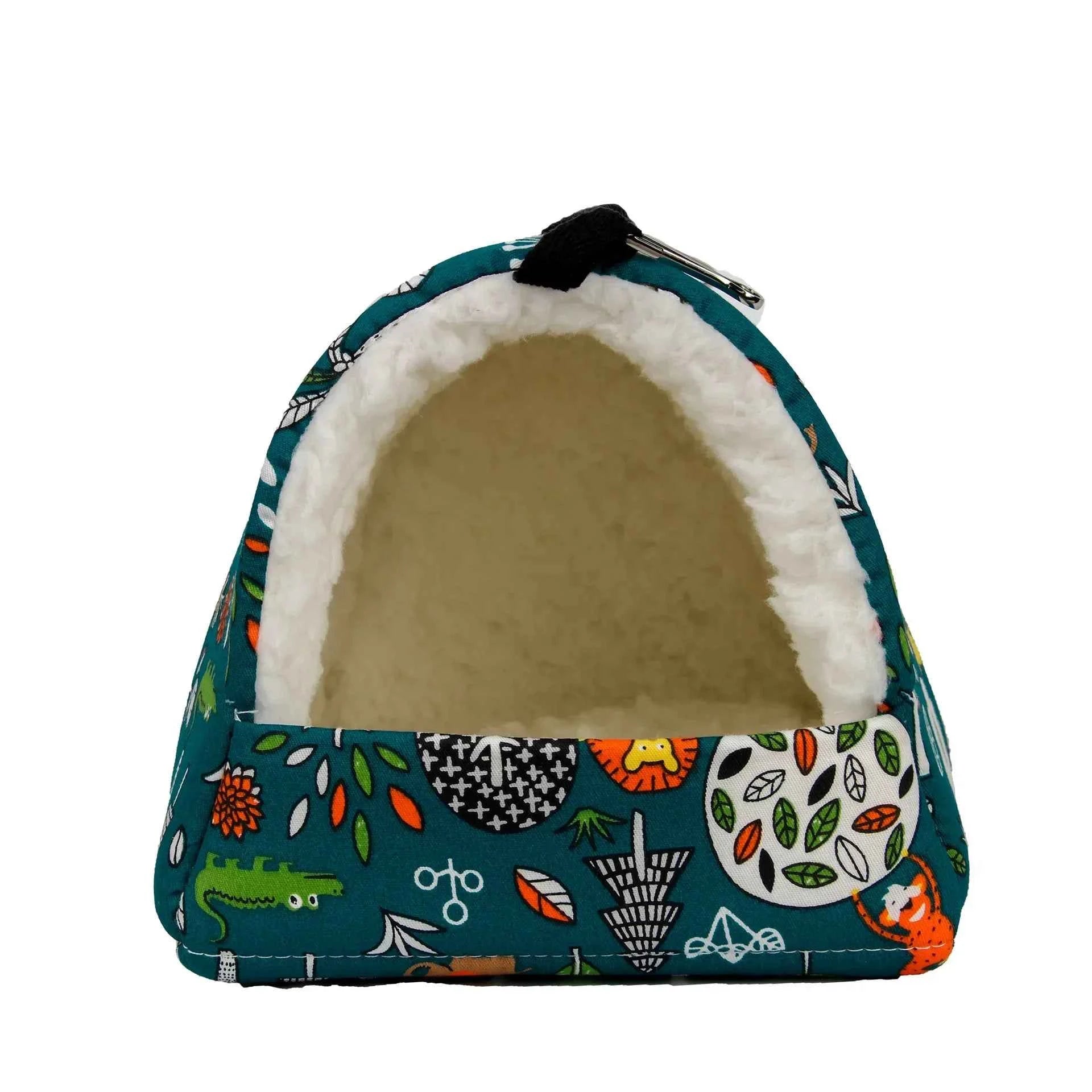 Cute Animal Sleeping Bed for Small Pets - Cozy Mini Cage Mat for Rabbits, Squirrels, and Guinea Pigs - Johns Pet Store