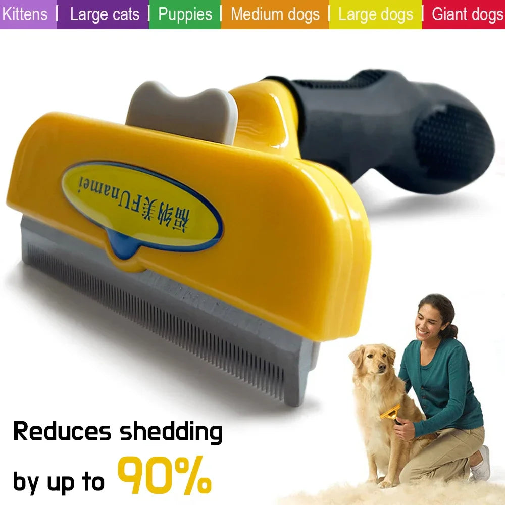 Pet Grooming Brush for Dogs & Cats