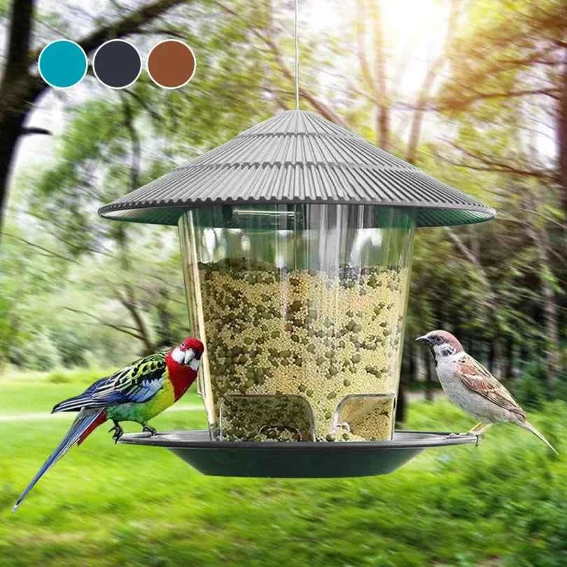 Bird Feeder for Outdoor Feeding - Hanging Nut Dispenser with Multiple Holes for Easy Access - Johns Pet Store