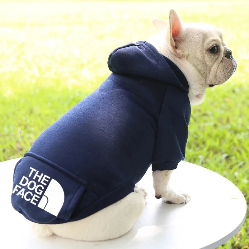 Winter Dog Hoodies Sweatshirt Jacket Warm Fashion Pet Coat Chihuahuas Bulldog Costume Puppy Pet Autumn