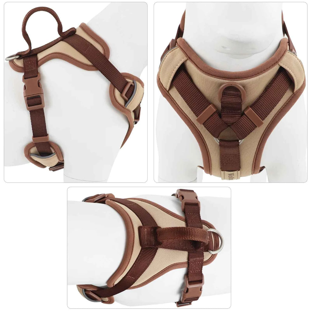 Luxury Dog Harness No Pull - Adjustable Chest Strap for Large and Small Dogs with Customization Options