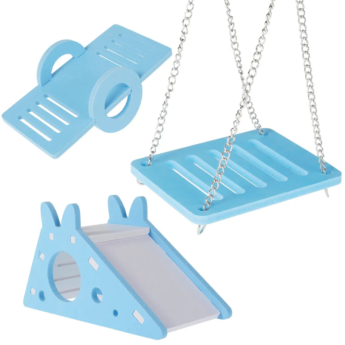 Hamster Play Toy Set - Fun & Engaging DIY Accessories for Happy Pets!