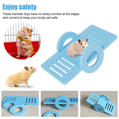 Hamster Play Toy Set - Fun & Engaging DIY Accessories for Happy Pets!