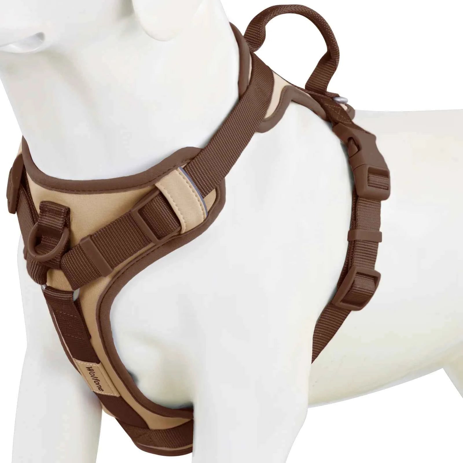 Luxury Dog Harness No Pull - Adjustable Chest Strap for Large and Small Dogs with Customization Options