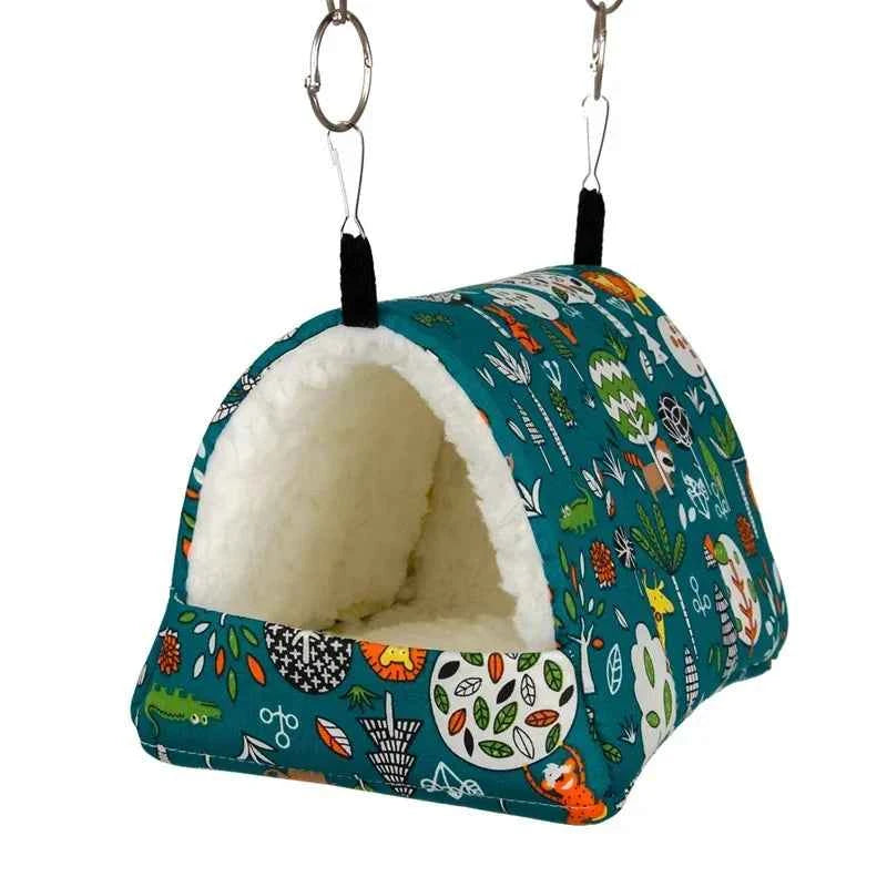 Cute Animal Sleeping Bed for Small Pets - Cozy Mini Cage Mat for Rabbits, Squirrels, and Guinea Pigs - Johns Pet Store