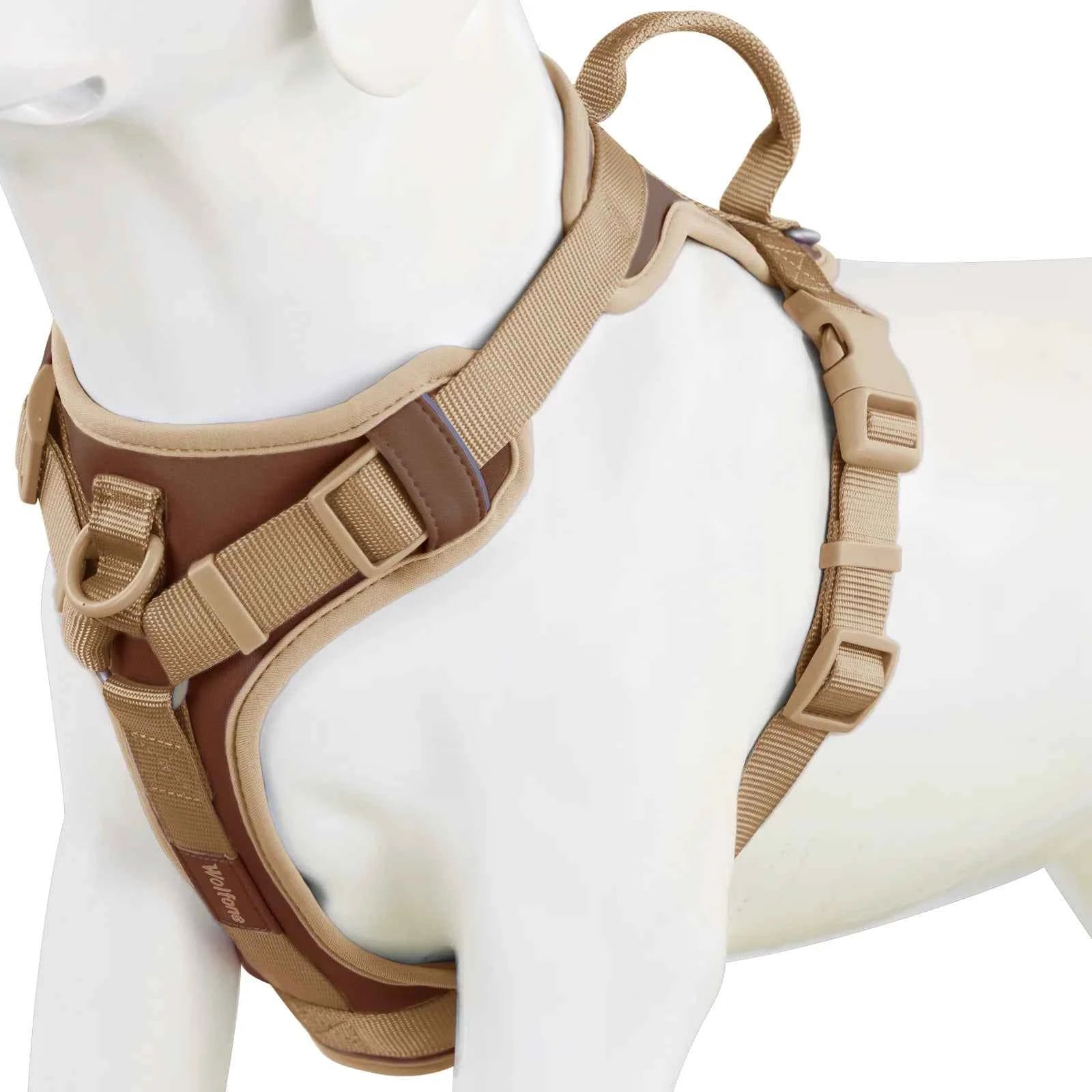 Luxury Dog Harness No Pull - Adjustable Chest Strap for Large and Small Dogs with Customization Options
