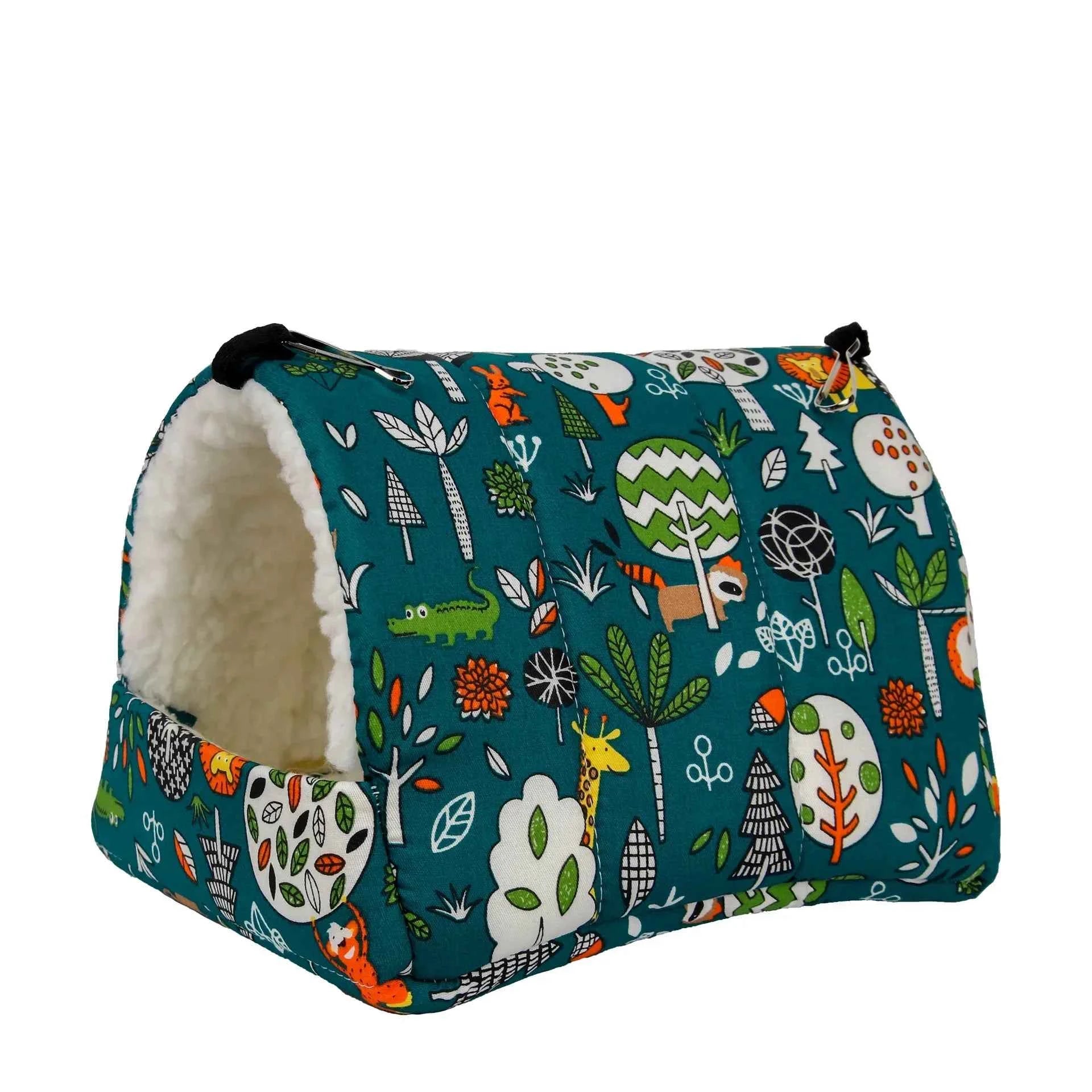 Cute Animal Sleeping Bed for Small Pets - Cozy Mini Cage Mat for Rabbits, Squirrels, and Guinea Pigs - Johns Pet Store