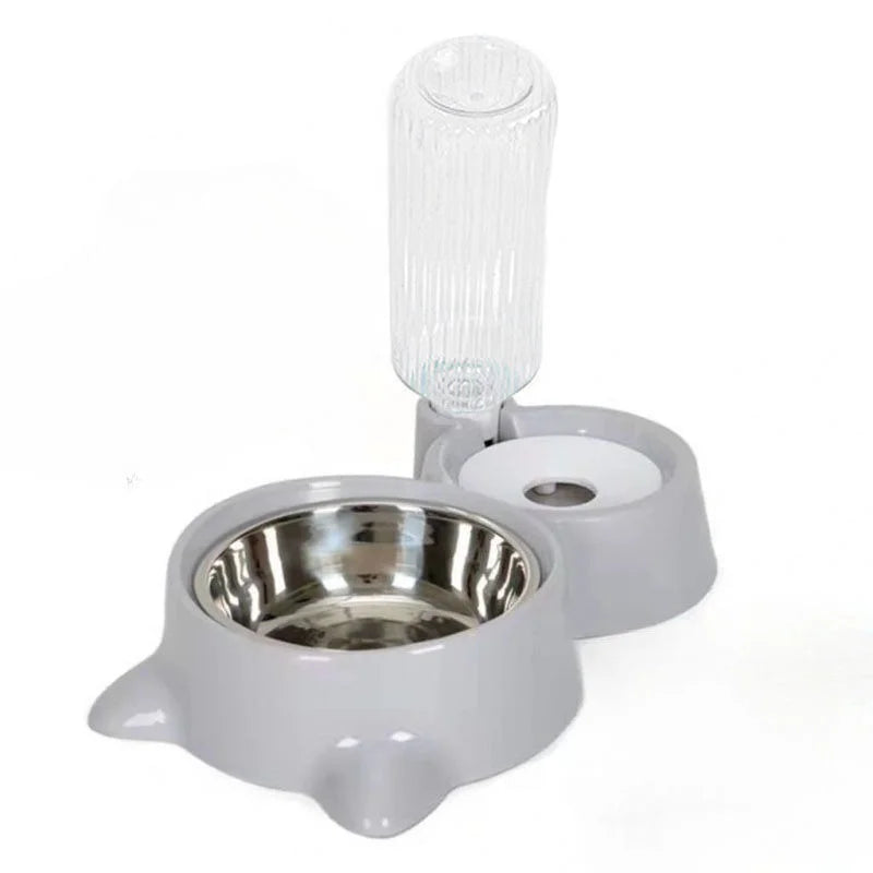 Pet Water Dispenser for Cats and Dogs  Automatic Water Storage Pet Food Bowl Food Container with Waterer Pet Supplies