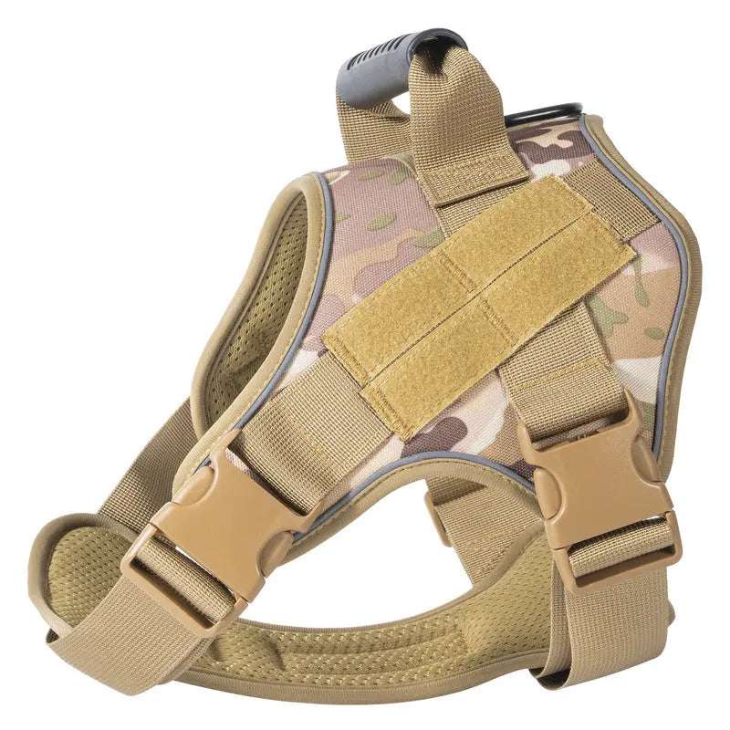 Tactical dog vest: for large dogs (German Shepherd, Golden Retriever) – training, military-style accessories.
