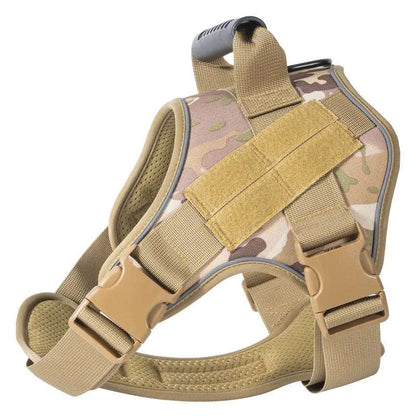 Tactical dog vest: for large dogs (German Shepherd, Golden Retriever) – training, military-style accessories.