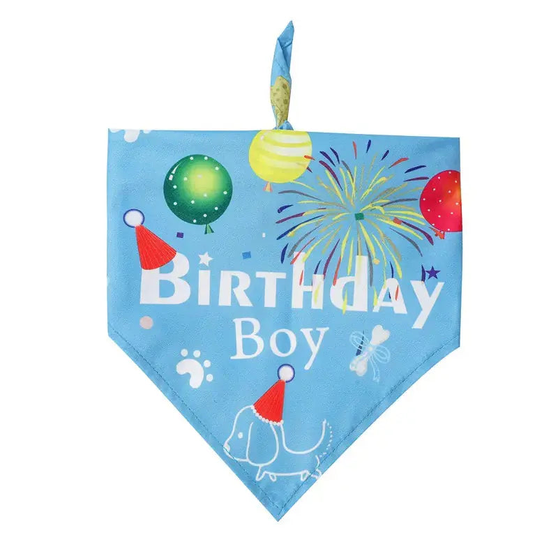 Tanpopo Cartoon Pet Birthday Hats and Bandanas